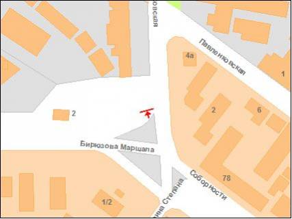 Призма A в Полтаве ул.М.Бирюзова - ул.Зеньковская - 122752 схема