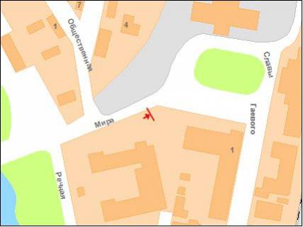 Білборд, Бігборд (Борд)  A у Полтаві пл.Славы (Южный вокзал) схема