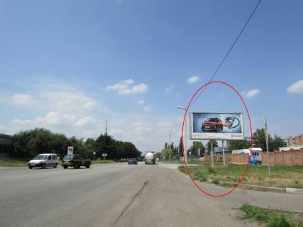 Билборд A в Полтаве, 3х6  Х.Шосе вул. - Ореста Левицького вул. (Лихачева) фото 1