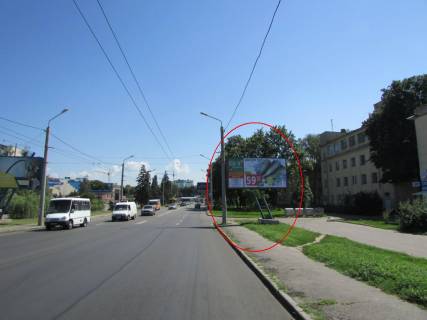 Білборд, Бігборд (Борд)  A у Полтаві, 3х6  М.Бирюзова вул., 7 Фото 1