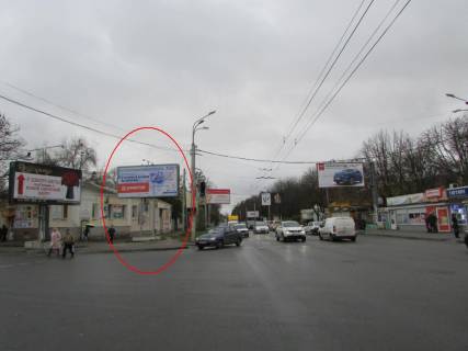 Билборд B в Полтаве, 3х6  Сінна вул. - Шевченка вул. фото 1