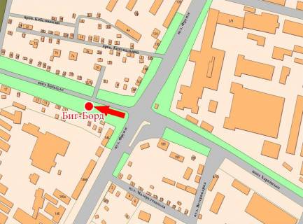 Билборд B в Полтаве, 3х6  Київське Шосе вул., 3 схема