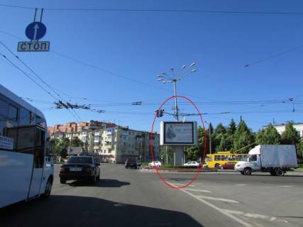 Бэклайт A в Полтаве Зигіна пл.(на трикутнику) з Зіньківська вул. фото 1