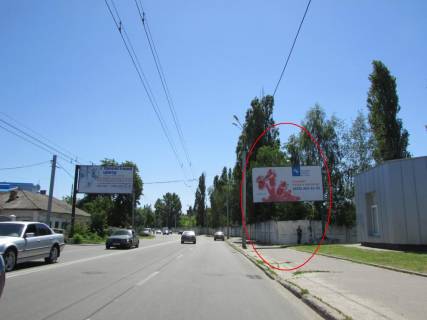 Білборд, Бігборд (Борд)  A у Полтаві, 3х6  Сінна вул. - О.Гончара вул. (Енгельса) перехр. Фото 1