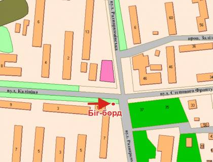 Призма A в Полтаве, 3х6  І.Мазепи вул. (Калініна) - 23 Вересня вул. - 398726 схема