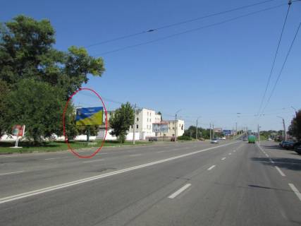Билборд B в Полтаве, 3х6  М. Бірюзова вул., 14 фото 1