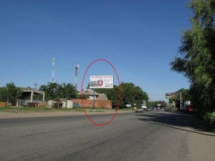 Билборд B в Полтаве, 3х6  Х.Шосе вул.- Ветеринарна вул. фото 1