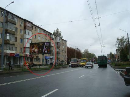 Билборд B в Полтаве, 3х6  І. Мазепи вул. (Калініна), 14 фото 1