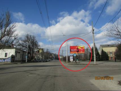 Билборд A в Полтаве, 3х6  Сінна вул. - Пушкіна вул.  фото 1