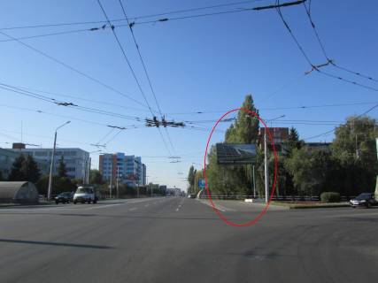 Билборд A в Полтаве, 3х6  Європейська вул.(Фрунзе)- Ст.Фронту вул. фото 1