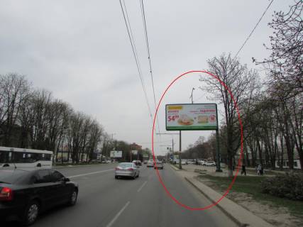 Білборд, Бігборд (Борд)  A у Полтаві, 3х6  Європейська вул. (Фрунзе), 131 Фото 1