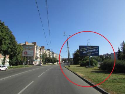 Билборд A в Полтаве, 3х6  Сінна вул. та Зигіна вул.(на перехр.) фото 1