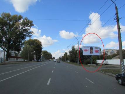 Билборд A в Полтаве, 3х6  Маршала Бірюзова, вул., 28 (РОВД) фото 1