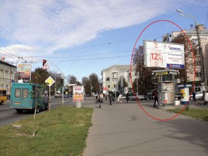 Білборд, Бігборд (Борд)  B у Полтаві, 3х6  1100-річчя Полтави, вул. - Європейська вул. (Фрунзе) Фото 1