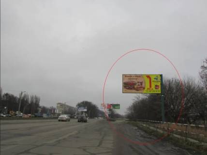 Білборд, Бігборд (Борд)  A у Полтаві, 3х6  К.Шосе вул., 92/2 навпроти Фото 1