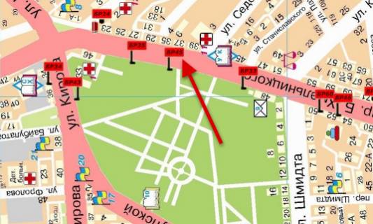 Беклайт  у Мелітополі БР 045 Б пр. Б. Хмельницького, 35 (Автопіца) схема