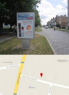 Ситилайт B в Владимир (Владимир-Волынский), 1,2x1,8  вул.Шевченка №3 фото 1