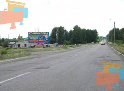 Билборд A в Изюме трасса, въезд с Х-ва       ул.Школьная фото 1