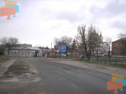 Билборд A в Изюме центр, поворот                ул.Фрунзе фото 1