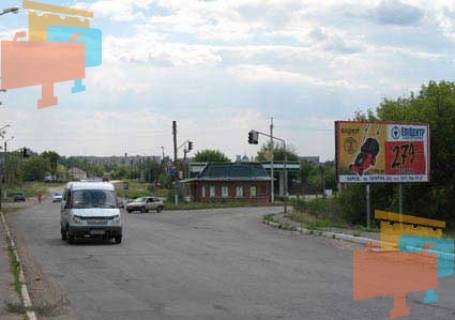 Білборд, Бігборд (Борд)  A у Ізюмі в центр, перехрестя, АЗС вул. Харківська-ул.Первомайская Фото 1