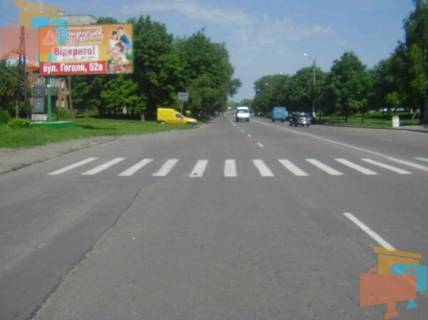 Билборд B в Миргороде ул.Гоголя, непарная сторона, въезд со стороны Полтавы фото 1