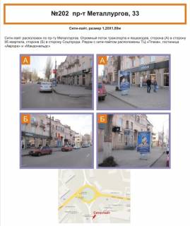 Ситилайт B в Кривом Роге, 3х6  пр. Металургів, 33 фото 1