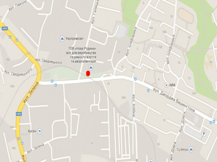 Скролер, Скрол A у Львові, 2,30х3,14  вул.Дж.Вашингтона, 7, до вул. Зеленої - 658195 схема