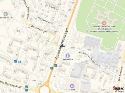 Призматрон, Призма B у Львові, 3х6  вул.Кульпарківська-вул.Перфецького, з центру - 298528 схема