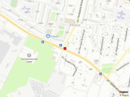 Бэклайт B в Львове, 2,30х3,14  вул.Шевченка 358, ТЦ СІЛЬПО схема