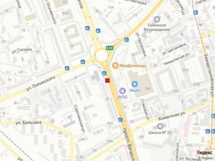 Скроллер A в Львове, 2,30х3,14  пр.Чорновола 45, Фокстрот, до центру - 586159 схема