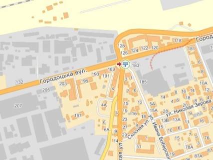 Призма A в Львове, 3х6  вул.Городоцька-вул.Кульпарківська, до центру - 240797 схема