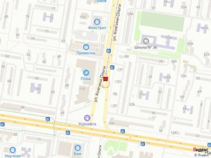 Скролер, Скрол A у Львові, 2,30х3,14  вул.Кн.Ольги 73, готель Супутник, Аквапарк, до вул.Наукової - 586121 схема