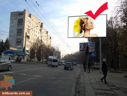Билборд A в Львове, 3х6  вул.Виговського-вул.Кульчицької фото 1