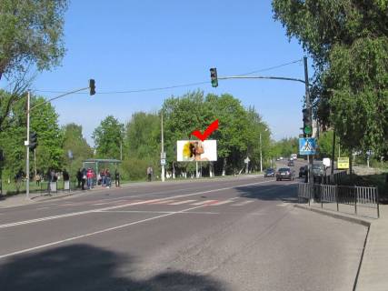 Билборд B в Львове, 3х6  вул.Шевченка 315, Електрон, АЗС ОККО з центру фото 1