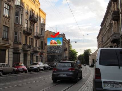 Билборд B в Львове вул.Личаківська 32, до центру фото 1