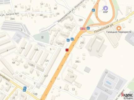 Скроллер A в Львове, 2,30х3,14  вул.Б.Хмельницького-вул.Мідна, до центру - 586032 схема