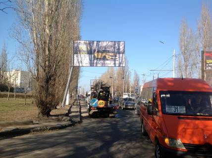 Билборд B в Николаеве, 3x6  вул. Озерна (Червоних Майовщиків) 13/2 фото 1