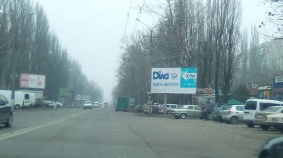 Билборд A в Николаеве, 3x6  пр. Миру, 57 (Площа Перемоги) фото 1