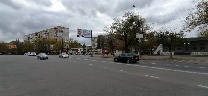 Билборд A в Николаеве, 3x6  пр. Богоявленський ріг вул. Металургів (Універсам) фото 1