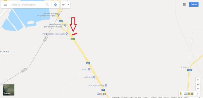 Билборд B в трасах Львова, 3х6  М-09 Тернопіль-Львів-Рава-Руська, км 184+121   праворуч схема