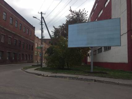 Билборд B в Львове, 3х6  вул. Кн. Ольги 34  схема
