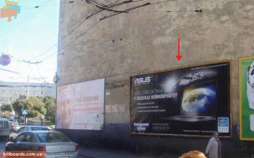 Билборд A в Львове вул. Ш.Руставелі, 8, центр міста фото 1