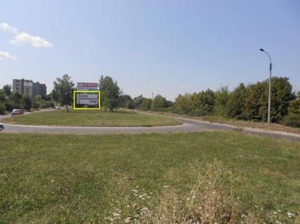 Билборд A в Умане, 6х3  (вул.Героїв Сталінграда)  вул. Теплична, 6-д на розмежуванні, напрямок від вул.Енергетичної (напрямок на ГРС, біля СТО "Альфа") НИЖНІЙ, сторона А, фото 1