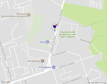 Нестандарт A в Умане, 1х4  ул.Киевская, напротив отеля Софиевский, конец парковки, сторона А схема