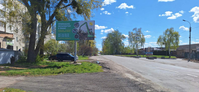 Білборд, Бігборд (Борд)  B у Умані, 6х3  вул. Дерев "янко, 12 (навпроти оптових баз) Фото 1