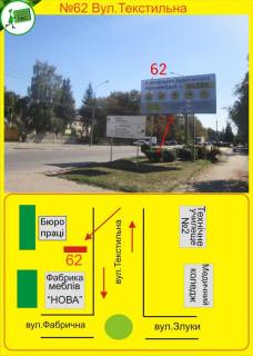 Билборд A в Тернополе Текстильна,6 фото 1