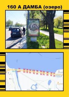 Сiтiлайт A у Тернополі, 1,2х1,8  Дамба Руська парк Фото 1