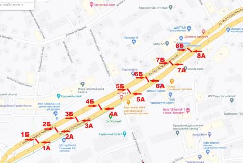 Сiтiлайт A у Тернополі Крушельницька,14 схема