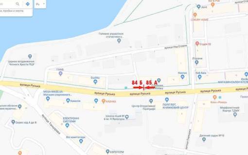 Сiтiлайт A у Тернополі Руська,6 (Торговий світ Верхній) схема
