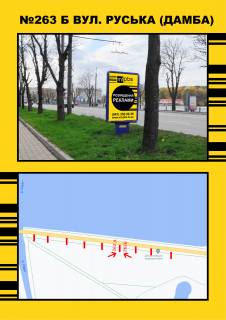 Сiтiлайт A у Тернополі, 1,2х1,8  Дамба (біла парку) Фото 1